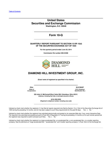 Thumbnail Diamond Hill Investment Group 10-Q Quarterly Report FY2014 