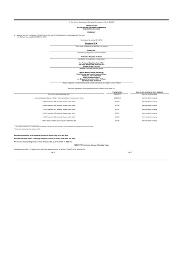 Thumbnail Suzano 20-F Annual Report 2025