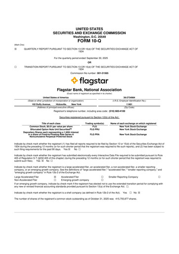 Thumbnail Flagstar Bank 10-Q Quarterly Report FY2025 