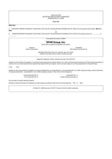 Thumbnail SPAR Group 10-Q Quarterly Report FY 