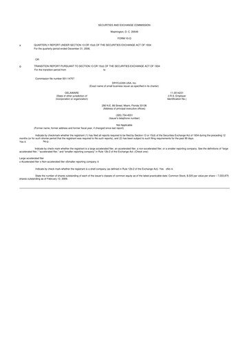 Thumbnail EVI Industries 10-Q Quarterly Report FY 