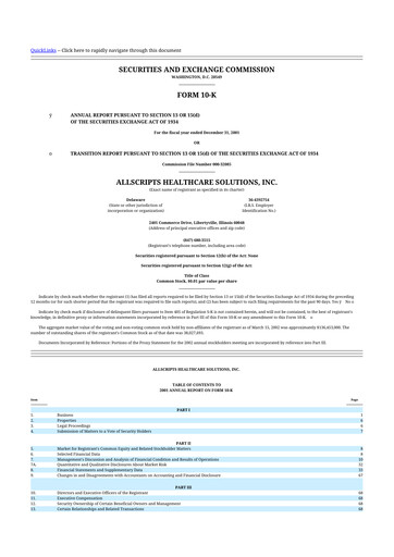 Thumbnail Veradigm 10-K Annual Report 