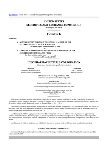 Thumbnail Biogen 10-K Annual Report 