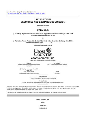 Thumbnail Cross Country Healthcare 10-Q Quarterly Report FY 