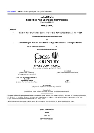 Thumbnail Cross Country Healthcare 10-Q Quarterly Report FY 