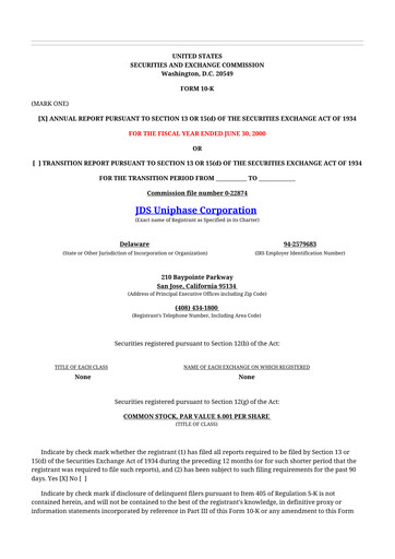 Thumbnail VIAVI Solutions
 10-K Annual Report 