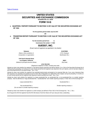 Thumbnail Guess 10-Q Quarterly Report FY2017 