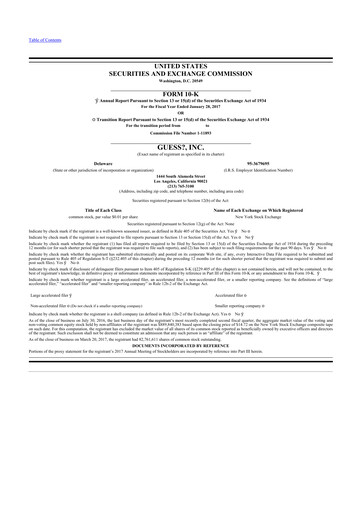 Thumbnail Guess 10-K Annual Report 2017