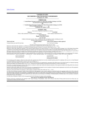 Thumbnail Guess 10-K Annual Report 2025