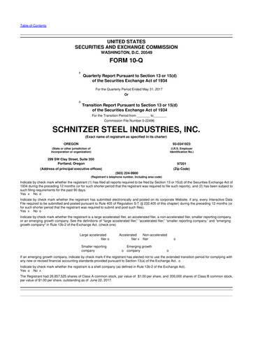 Thumbnail Radius Recycling 10-Q Quarterly Report FY2017 