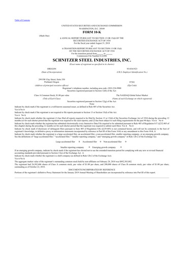 Thumbnail Radius Recycling 10-K Annual Report 2018