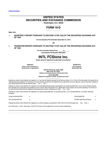 Thumbnail StoneX Group 10-Q Quarterly Report FY2014 