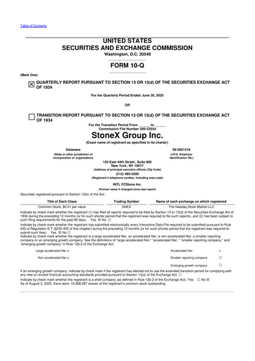 Thumbnail StoneX Group 10-Q Quarterly Report FY2020 