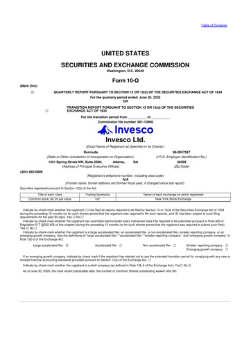 Thumbnail Invesco
 10-Q Quarterly Report FY2026 