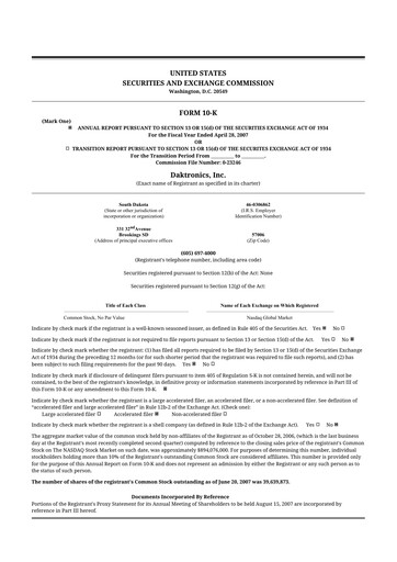 Thumbnail Daktronics 10-K Annual Report 