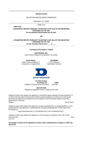 Thumbnail Daktronics 10-Q Quarterly Report FY 