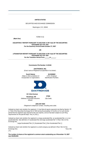 Thumbnail Daktronics 10-Q Quarterly Report FY 