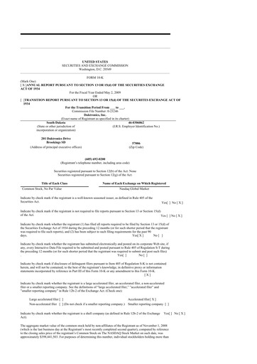 Thumbnail Daktronics 10-K Annual Report 