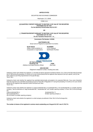 Thumbnail Daktronics 10-Q Quarterly Report FY2012 