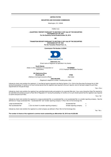 Thumbnail Daktronics 10-Q Quarterly Report FY2017 