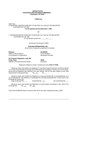 Thumbnail Darling Ingredients
 10-Q Quarterly Report FY 