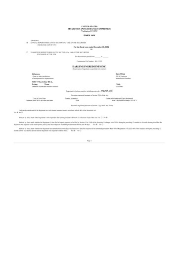 Thumbnail Darling Ingredients
 10-K Annual Report 2024