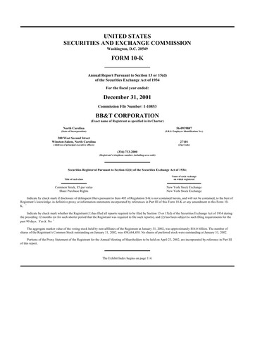 Thumbnail Truist Financial Corporation 10-K Annual Report 