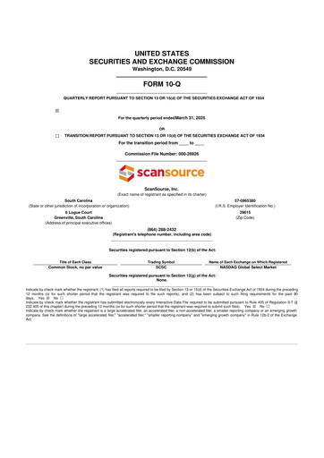 Thumbnail ScanSource 10-Q Quarterly Report FY2025 