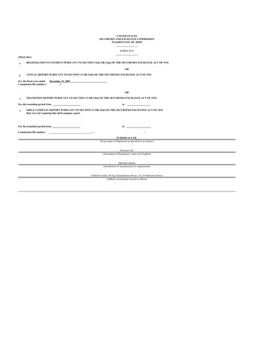 Thumbnail Euroseas 20-F Annual Report 