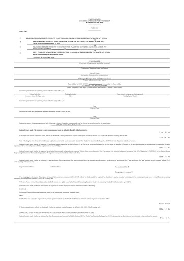 Thumbnail Euroseas 20-F Annual Report 2019