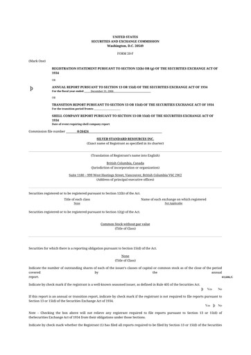 Thumbnail SSR Mining 20-F Annual Report 