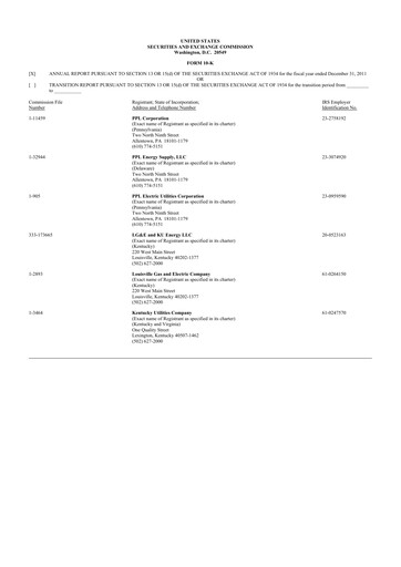Thumbnail PPL 10-K Annual Report 2011