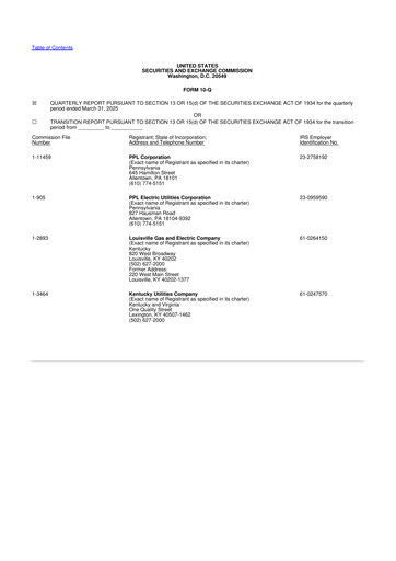 Thumbnail PPL 10-Q Quarterly Report FY2025 