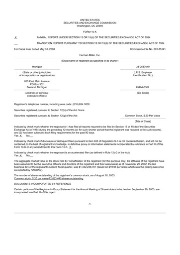 Thumbnail MillerKnoll 10-K Annual Report 