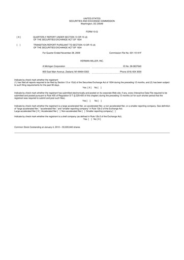 Miniature MillerKnoll 10-Q Rapport trimestriel  