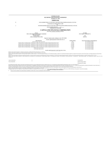 Thumbnail Capital One 10-K Annual Report 2023