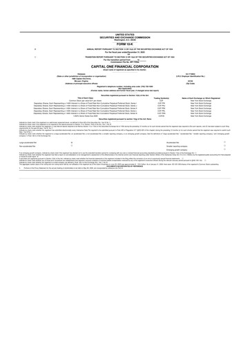 Thumbnail Capital One 10-K Annual Report 2025