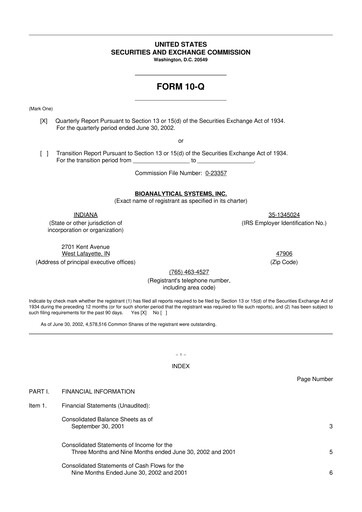 Miniature Inotiv 10-Q Rapport trimestriel  
