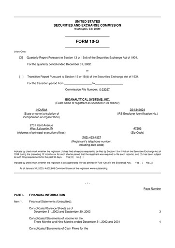 Miniature Inotiv 10-Q Rapport trimestriel  