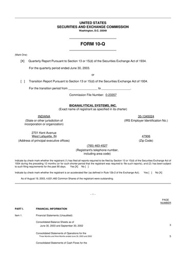 Miniature Inotiv 10-Q Rapport trimestriel  