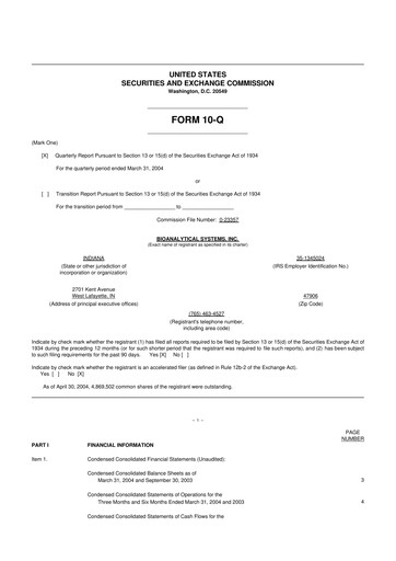 Miniature Inotiv 10-Q Rapport trimestriel  