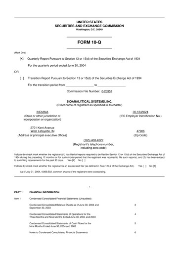Miniature Inotiv 10-Q Rapport trimestriel  