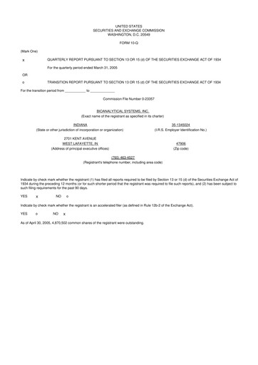 Miniature Inotiv 10-Q Rapport trimestriel  