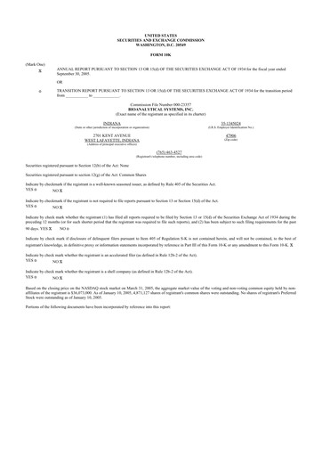 Vorschaubild Inotiv 10-K Jahresbericht 