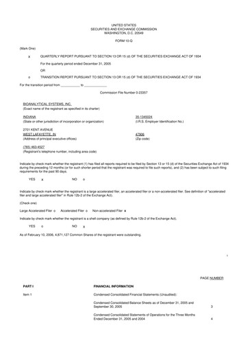 Miniature Inotiv 10-Q Rapport trimestriel  