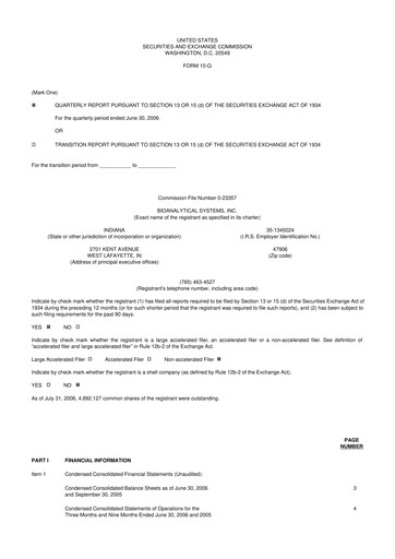 Miniature Inotiv 10-Q Rapport trimestriel  