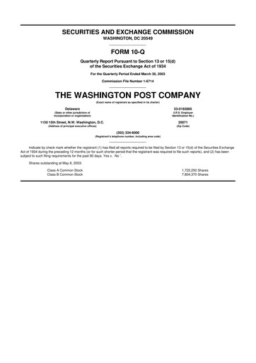 Thumbnail Graham Holdings 10-Q Quarterly Report FY 