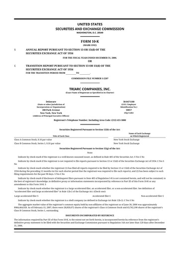 Thumbnail Wendy’s 10-K Annual Report 