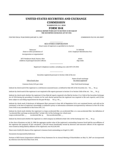 Thumbnail REX American Resources
 10-K Annual Report 