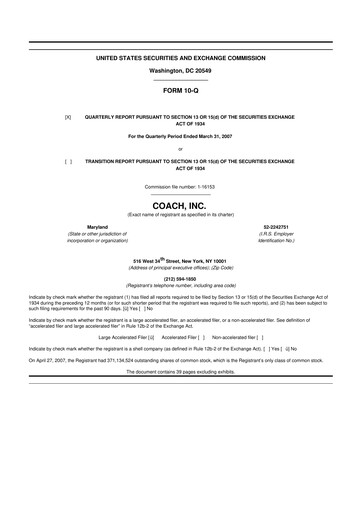 Thumbnail Tapestry 10-Q Quarterly Report FY 